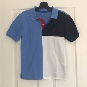 NWOT Nautica Polo Sz M 10-12
